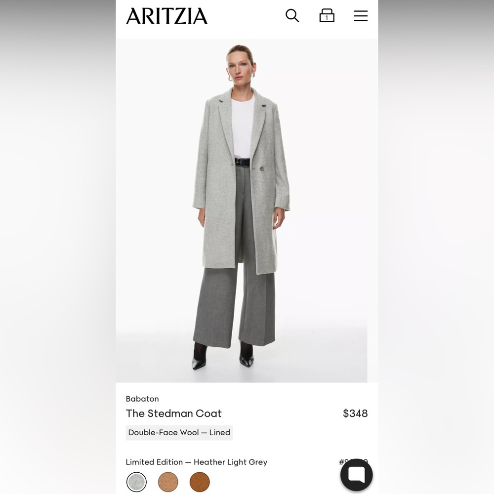 Aritzia Stedman Coat